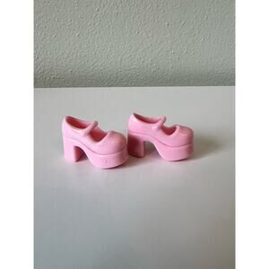 Fashion Doll Pale Pink Mary Jane Platform Shoes